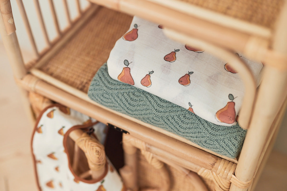 Jollein Mullwindeln 70x70 cm 3er Pack Pear