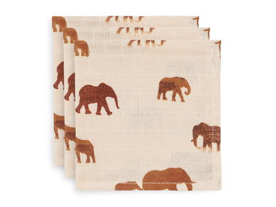 Jollein Mullwindeln 70x70 cm 3er Pack Savannah