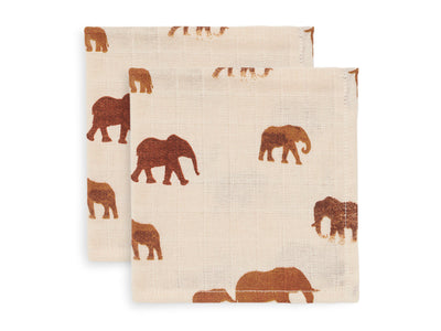 Jollein Mullwindeln 115x115 cm 2er Pack Savannah