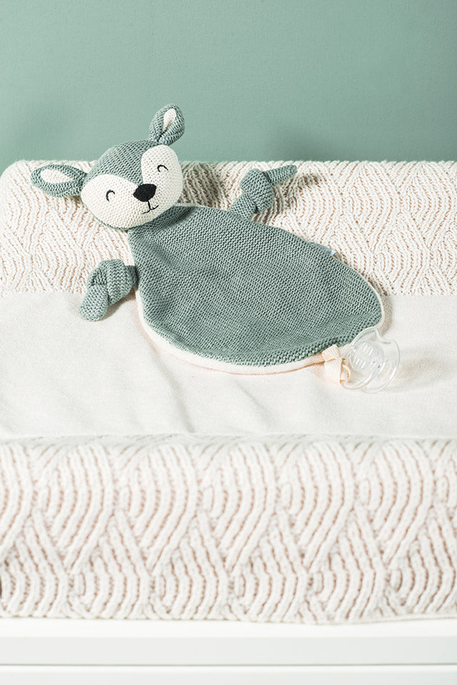 Jollein Schmusetuch Deer Ash Green