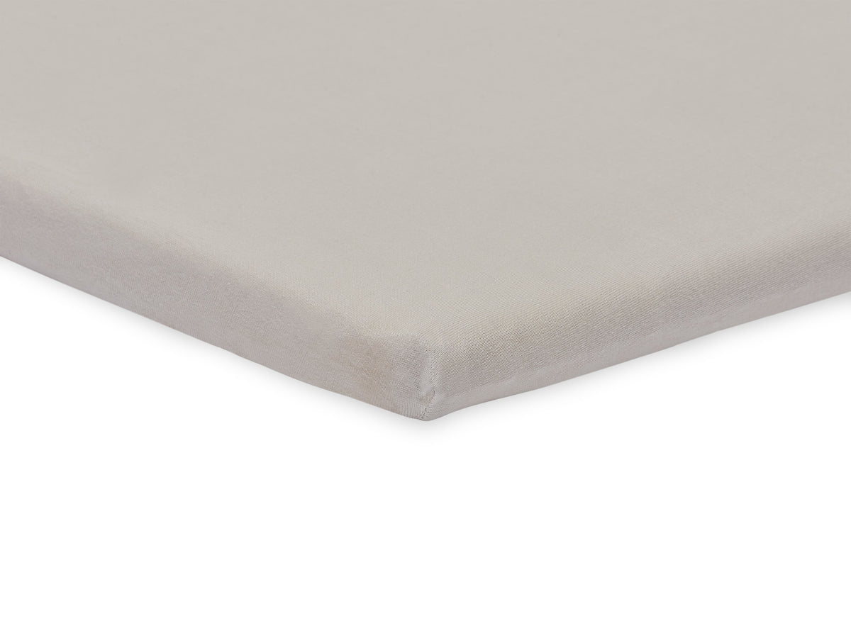 Jollein Spannbettlaken Jersey 40 x 80/90 cm 2er Pack Soft Grey