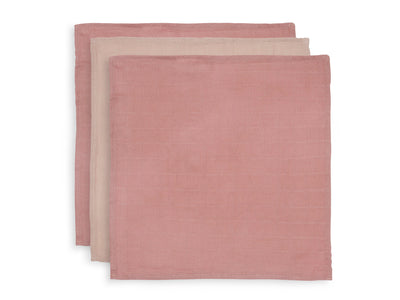 Jollein Spucktücher Bamboo 3er Pack Pale Pink