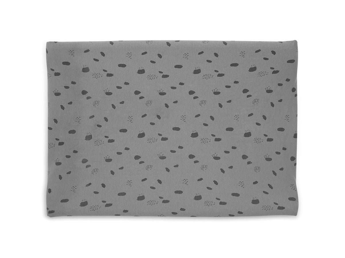 Jollein Wickelauflagenbezug 50x70 cm Jersey Spot Storm Grey