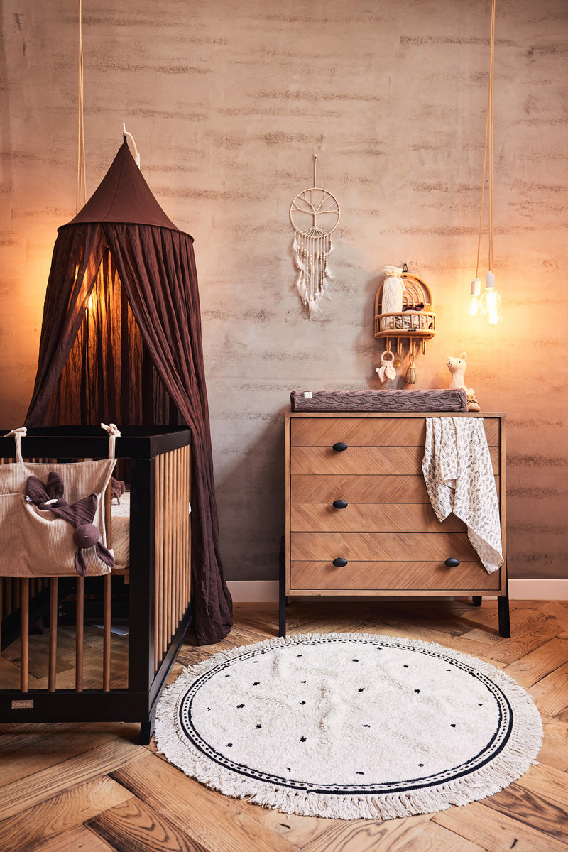 Jollein Wickelauflagenbezug 50x70 cm Spring Knit Chestnut