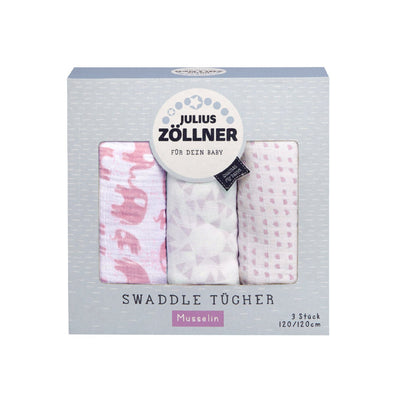 Julius Zöllner Swaddle Tücher - 3er Pack