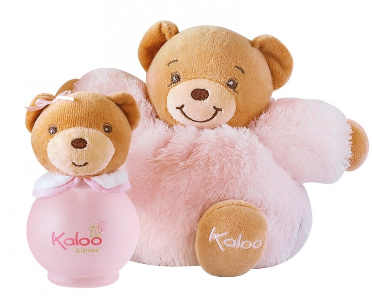 Kaloo Lilirose  Eau de Senteur Spray (Alcohol Free) 95ml + Kuschelbär rosa