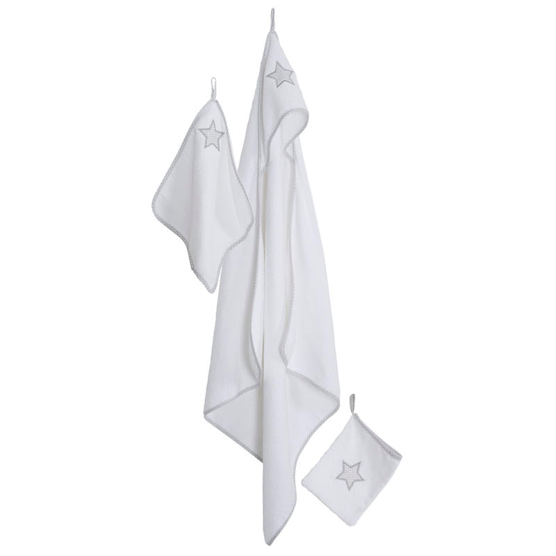 Roba Home 3er Set Kapuzenhandtuch - Little Stars