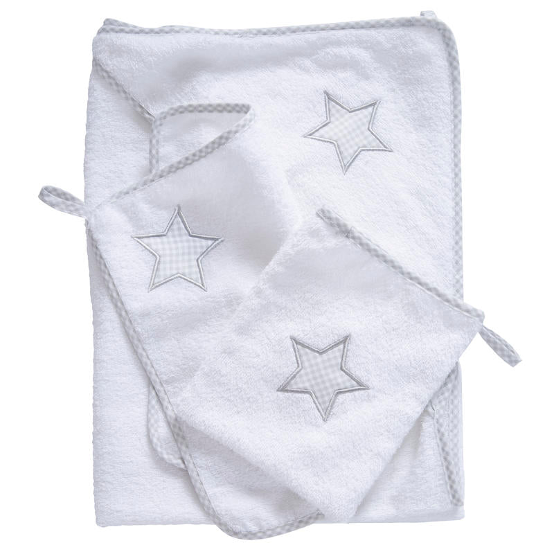 Roba Home 3er Set Kapuzenhandtuch - Little Stars