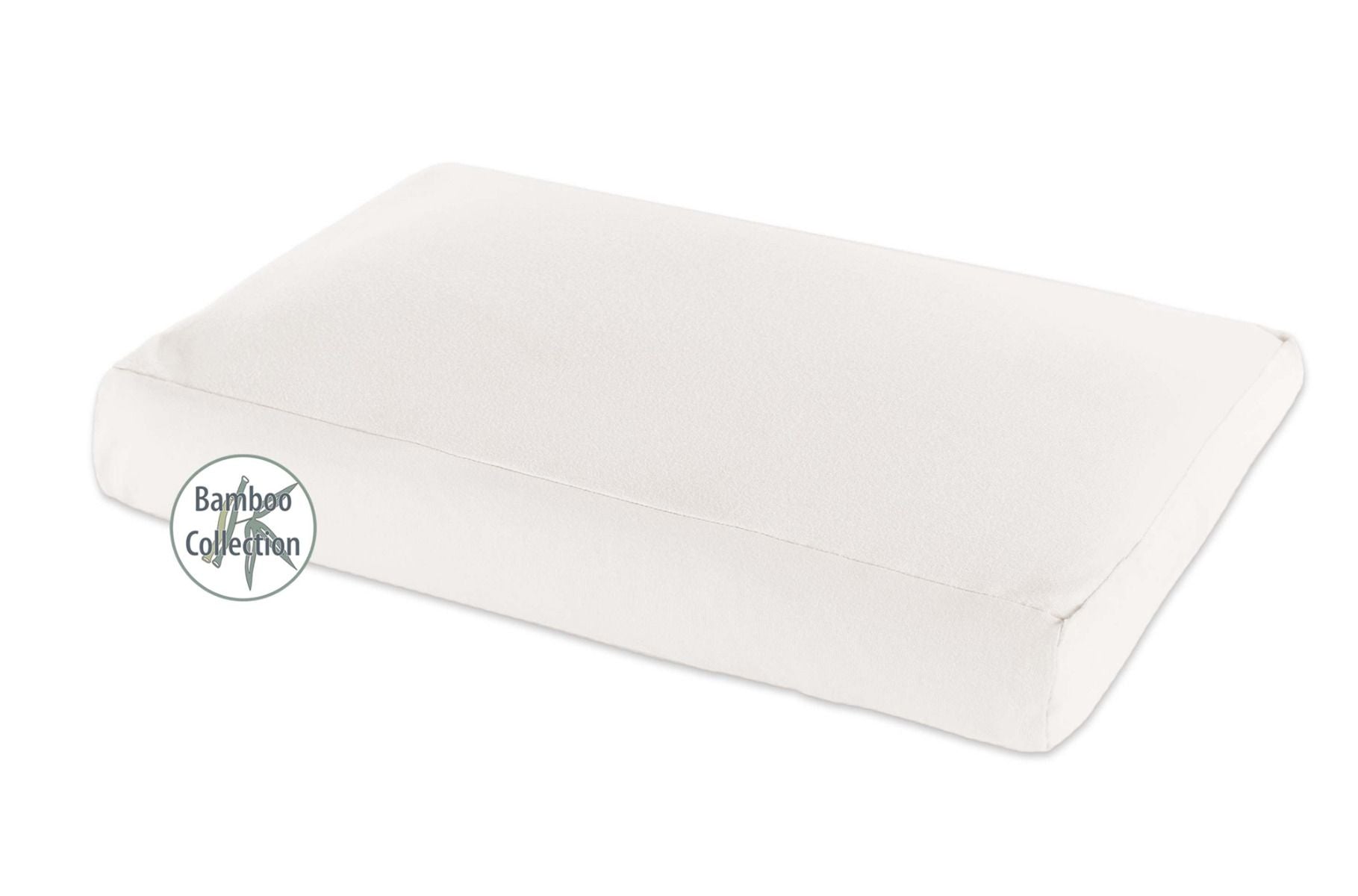 Theraline Bezug für Kinderkopfkissen Dessin 168 "Wolkenweiss" Bamboo Collection