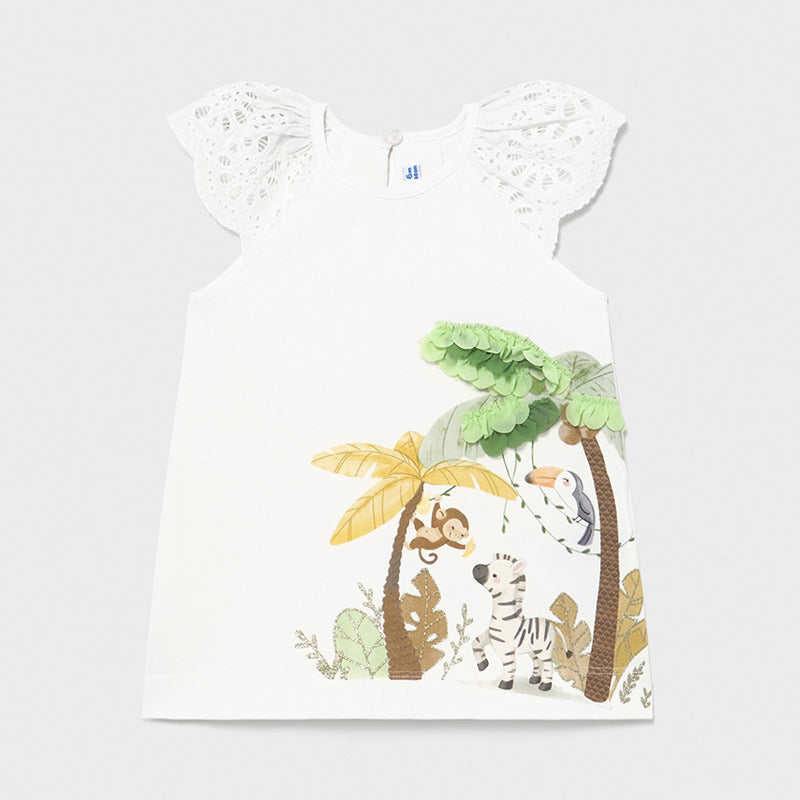 Mayoral Kleid mit Aufdruck