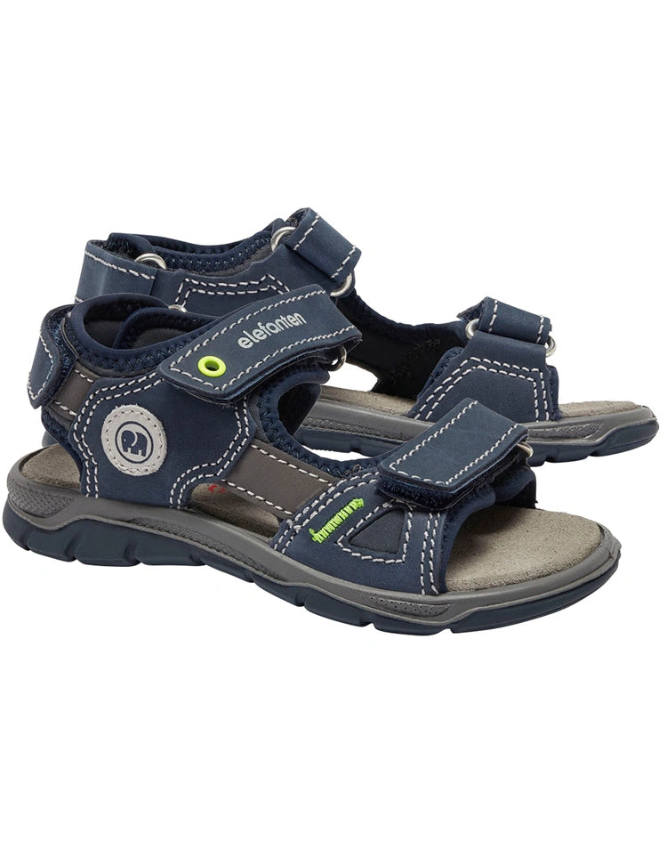 Elefanten Klett-Sandalen SPRINTER SPIDER in blau/grau