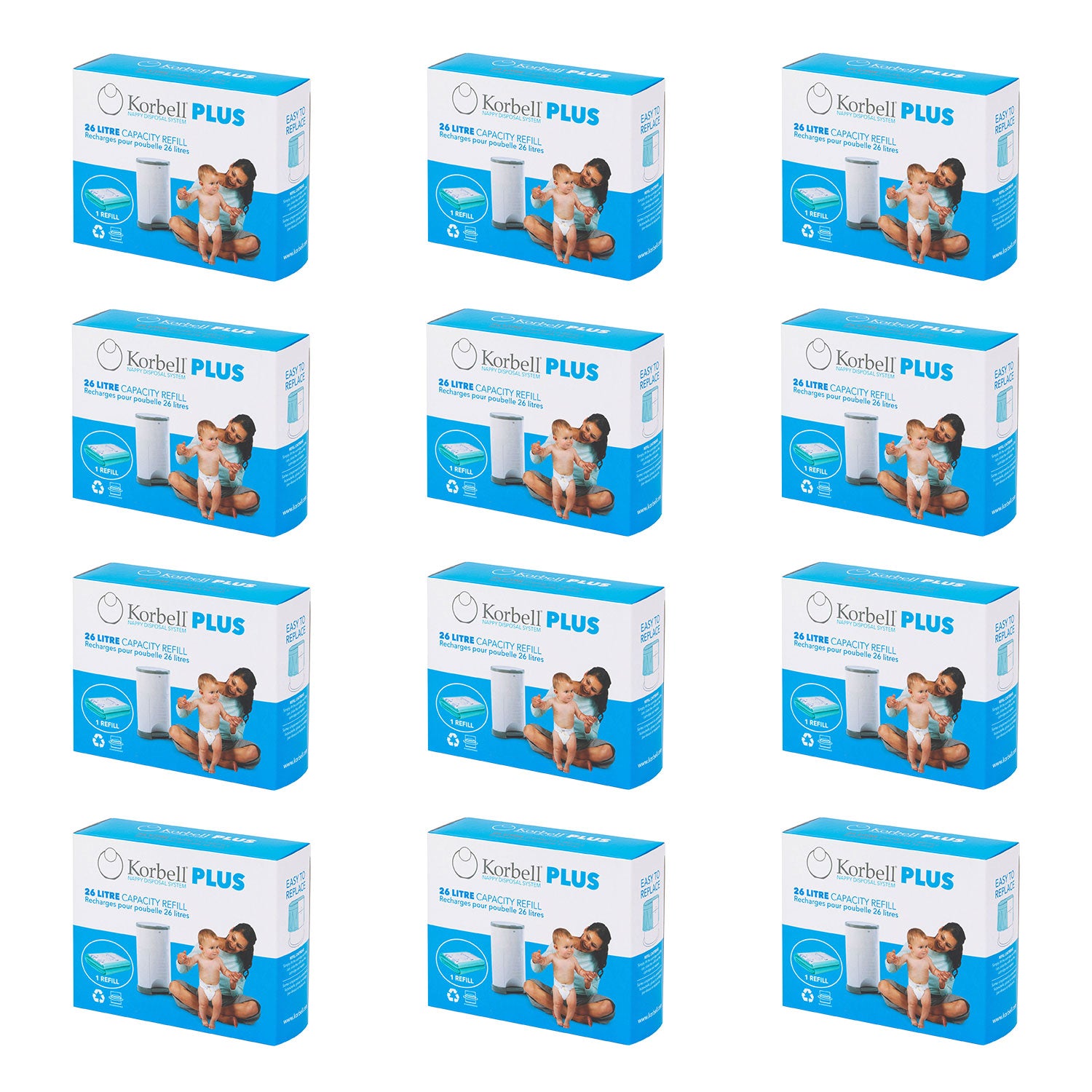 Korbell Nachfüllfolie Plus 12er Pack Lieferbar ab Januar 2026