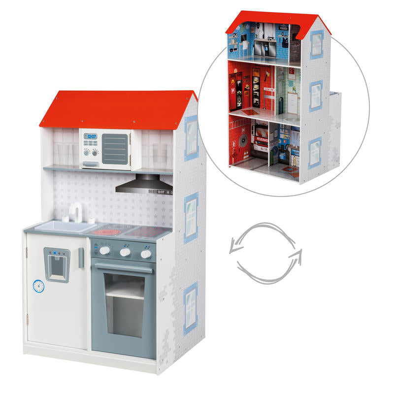 Roba Puppenhaus und Küche 2 in 1