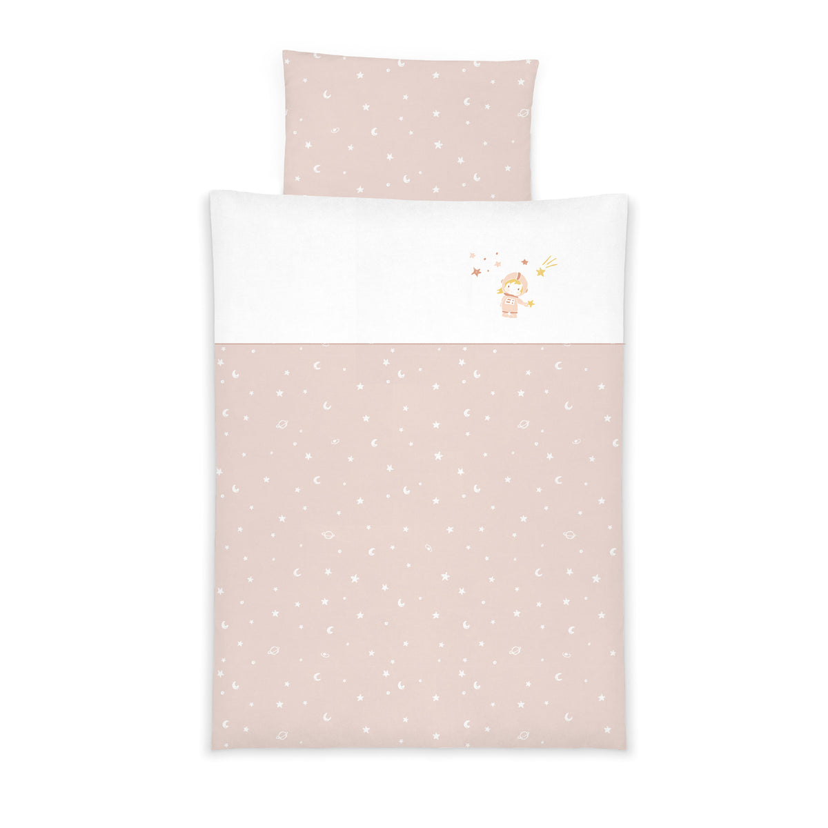 Kuli Muli Bettwäsche Set Space Lyocell Satin Space Rose