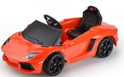 Elektrofahrzeug Lamborghini Aventador 6V orange mit Fernsteuerung