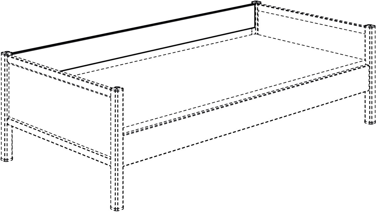 PAIDI SOPHIA Liegen 90 x 200 cm umbaubar