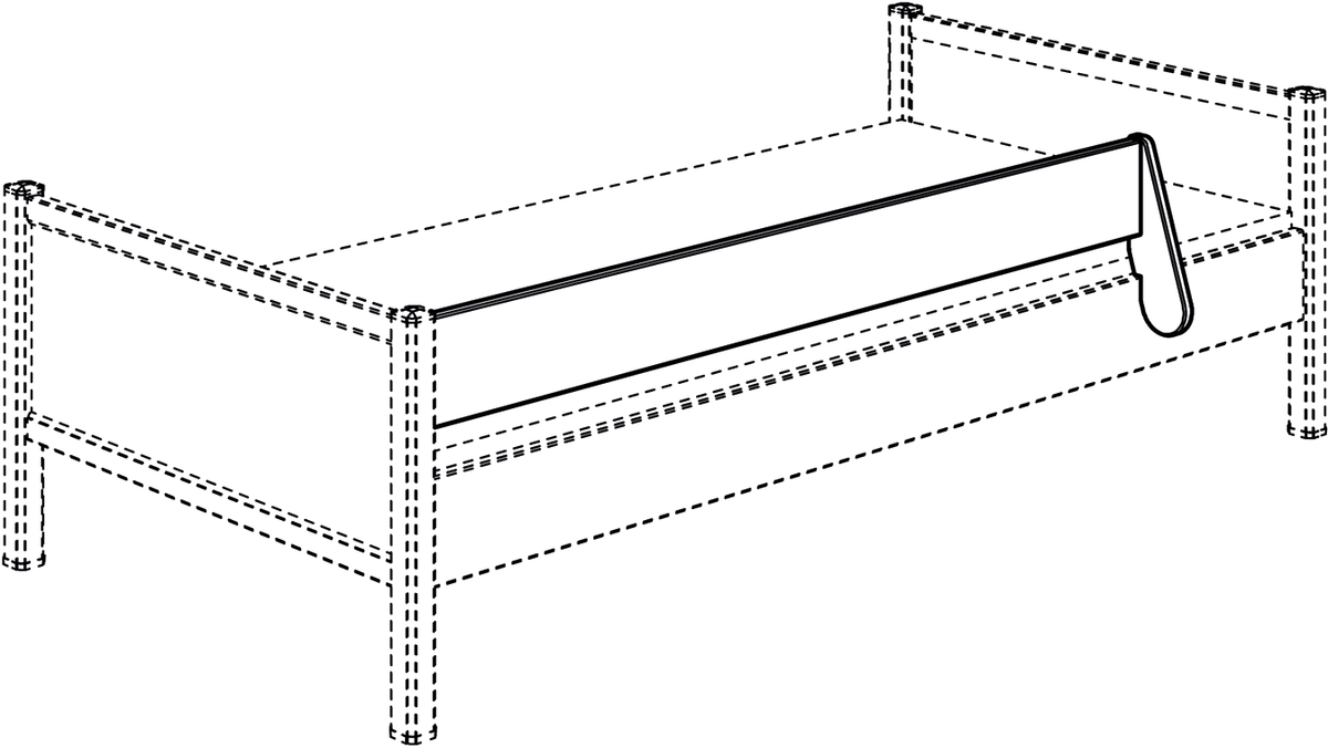 PAIDI SOPHIA Liegen 90 x 200 cm umbaubar