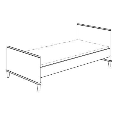 Steiff LOTTE & FYNN Jugendliege 90x200 cm by PAIDI