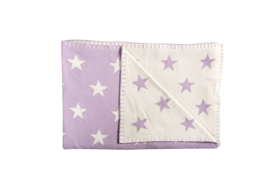 Schardt Babykuscheldecke - Big Star lila