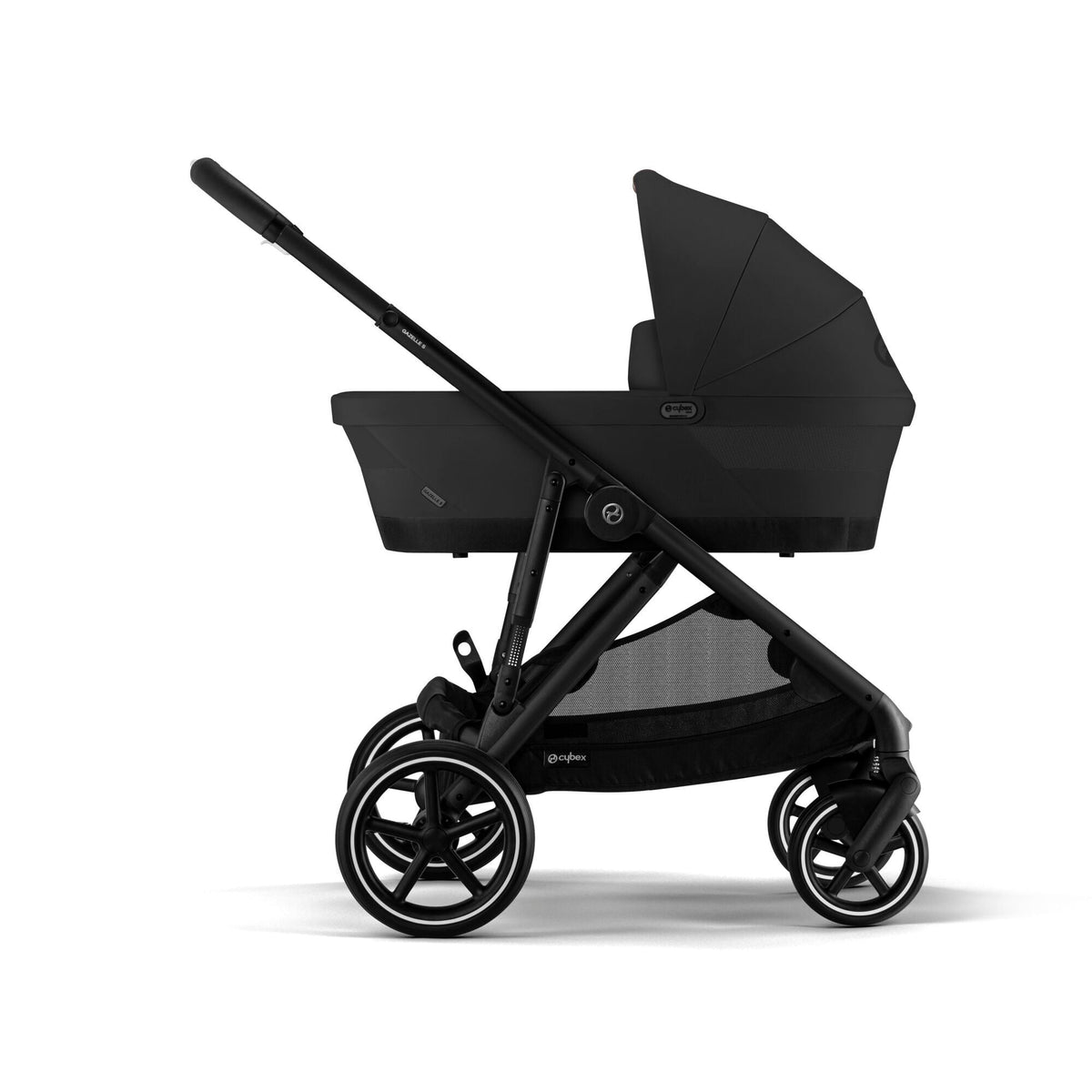 Cybex Gazelle S black mit Tragewanne Moon Black