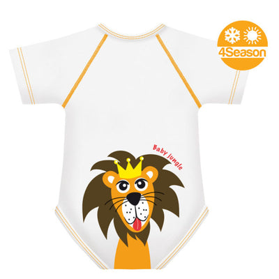 JBimbi Body kurzarm mitwachsend 0-36M Löwe