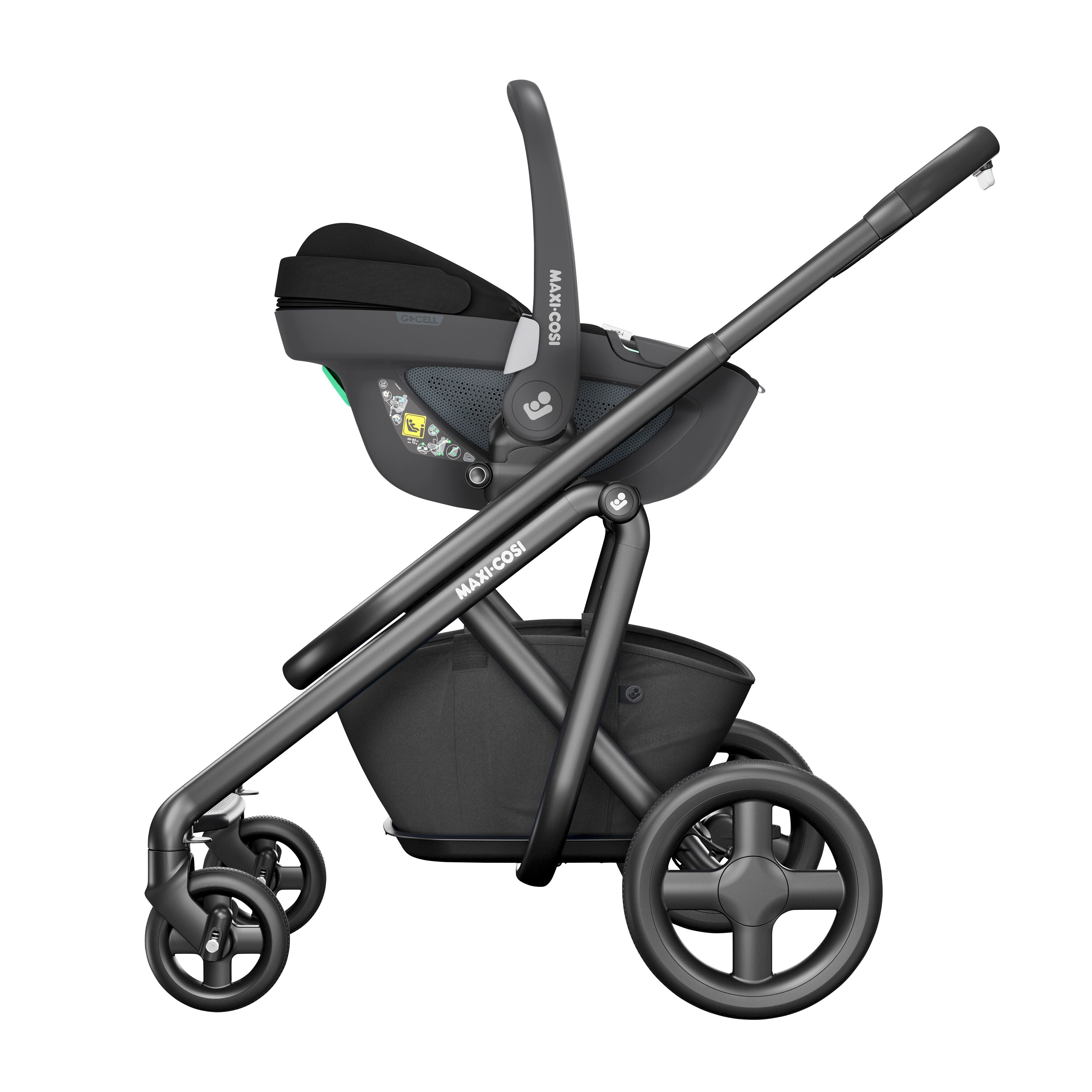 Maxi Cosi Pebble 360 Babyschale Essential Black