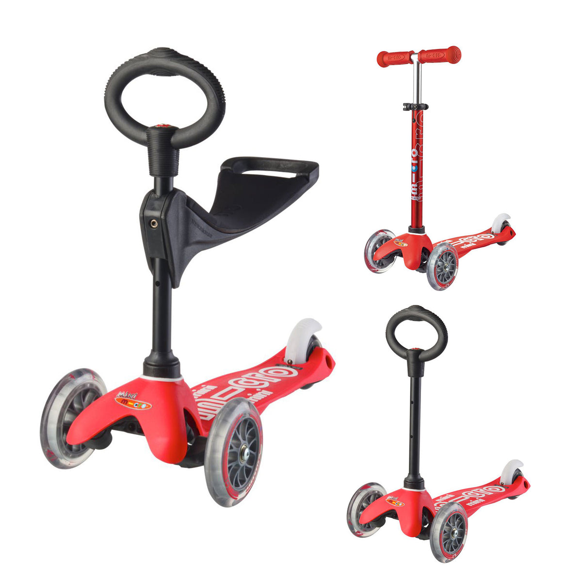 Micro Mini 3in1 Deluxe Red