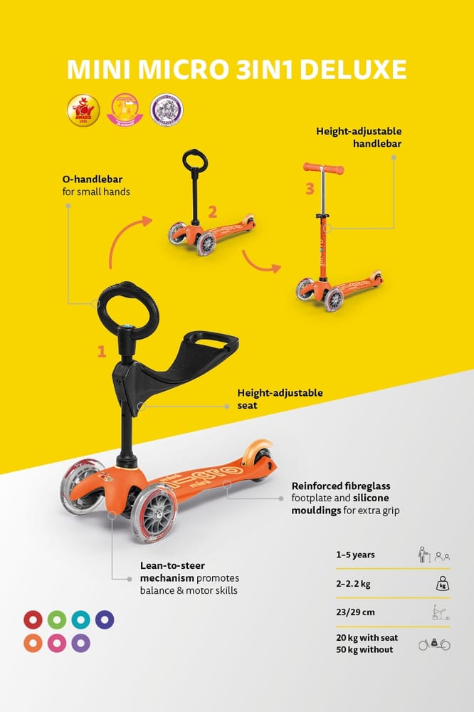 Micro Mini 3in1 Deluxe Pink