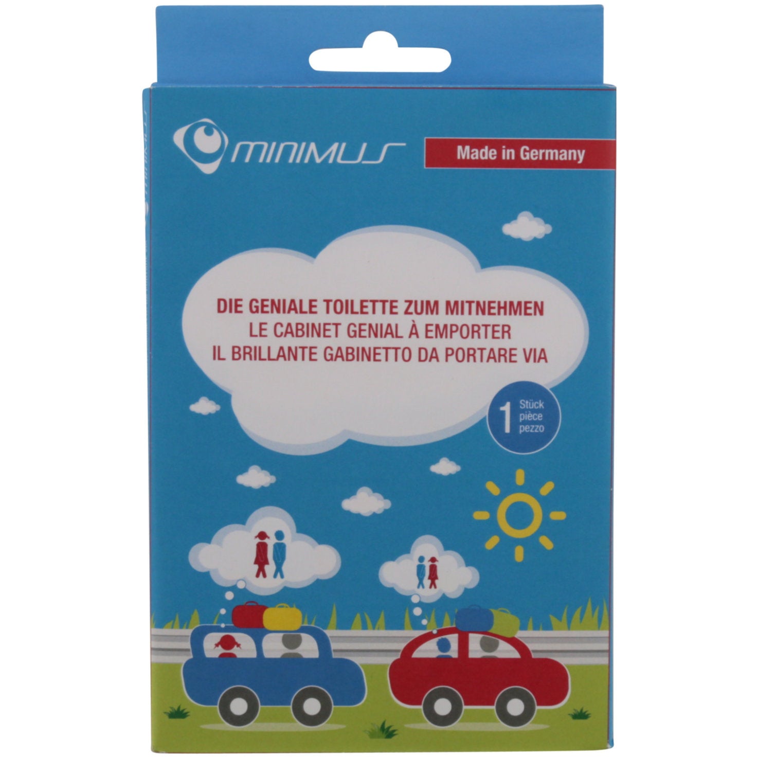 minimus Notfall Toilette zum Mitnehmen