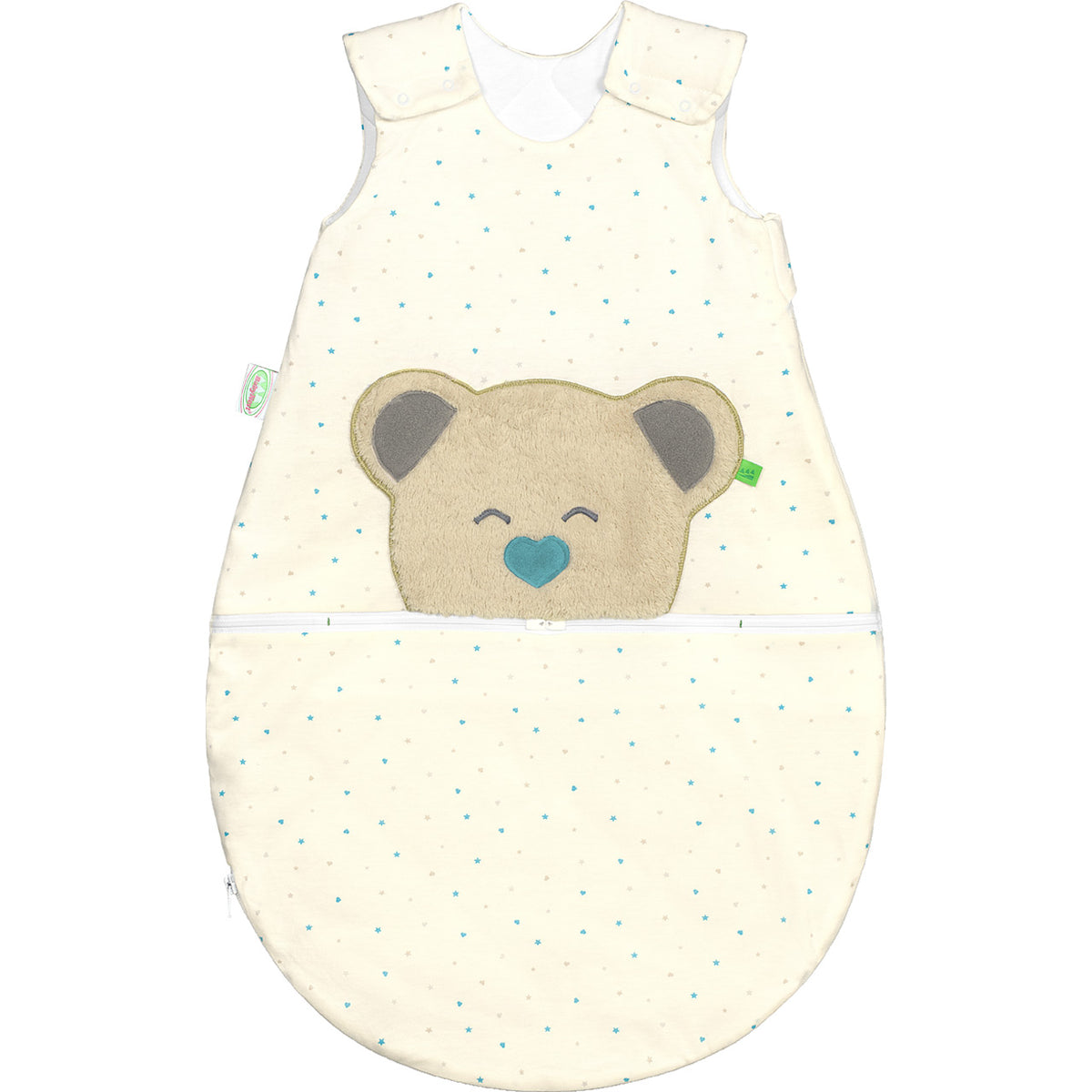 Odenwälder Jersey-Schlafsack Mucki Air heart/stars