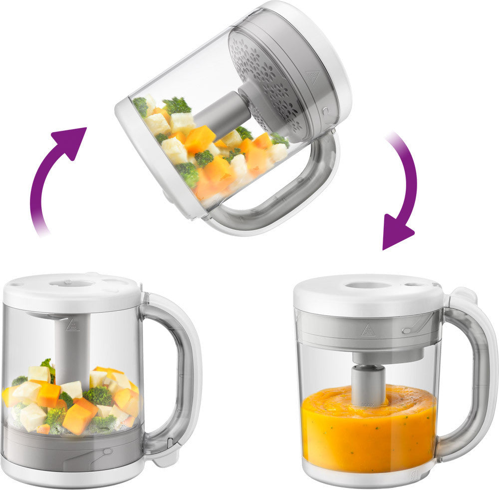 Philips Avent Kombinierter Dampfgarer & Mixer 4-in-1