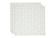 Jollein Spucktuch Hydrophil 70x70cm - Wild Flowers - 3 Stück