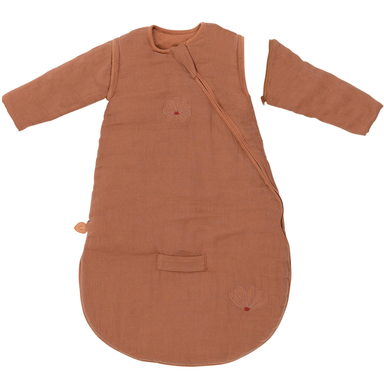 NATTOU Susie & Bonnie Winterschlafsack mit Ärmeln 60 cm TOG 2