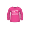 Langarm Shirt mit Spruch Nachts erreichbar