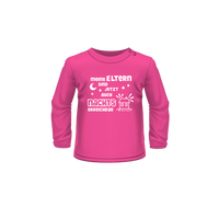 Langarm Shirt mit Spruch Nachts erreichbar