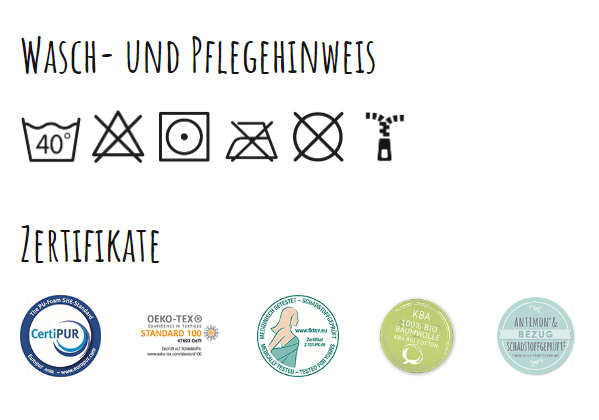 Träumeland Kinder- & Jugend Matratzen - NATURSTERN 120x200 cm