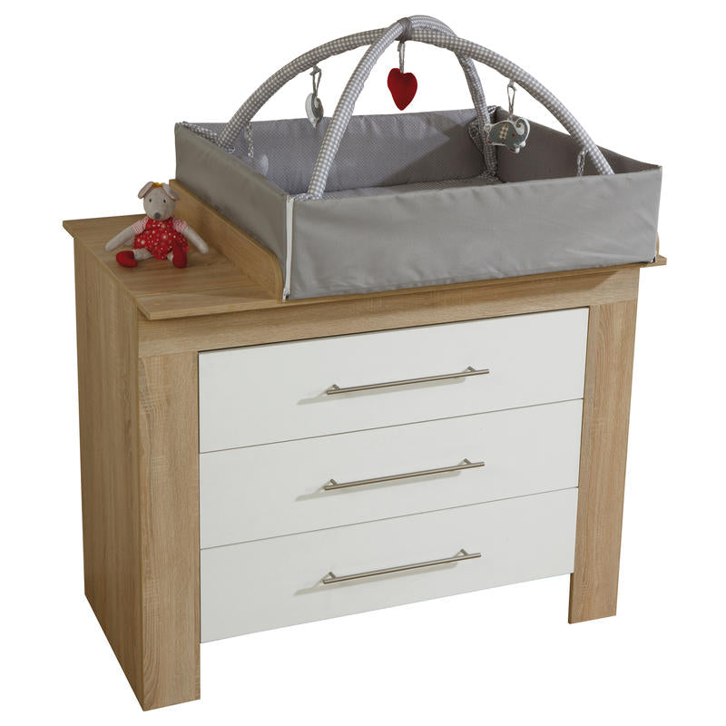 Roba Baby Nest mit Spielbogen - Jumbo twins grau