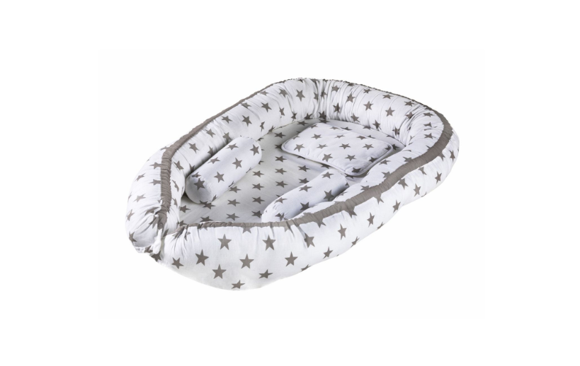 Schardt Babynest Big Stars grey