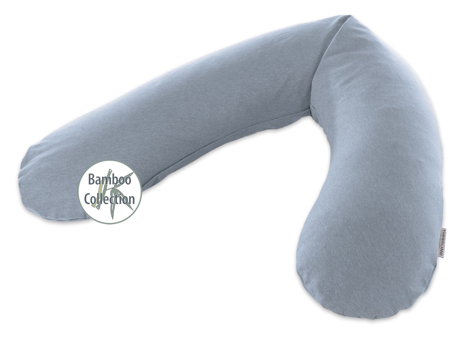 Theraline Stillkissen Das Original Theraline inkl. Dessin 154 "Melange blau-grau" Bamboo Collection