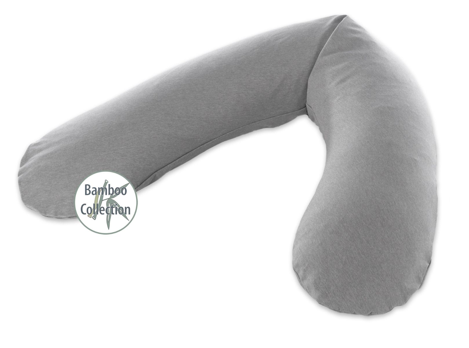 Theraline Stillkissen Das Original Theraline inkl. Dessin 170 "Melange mittelgrau" Bamboo Collection