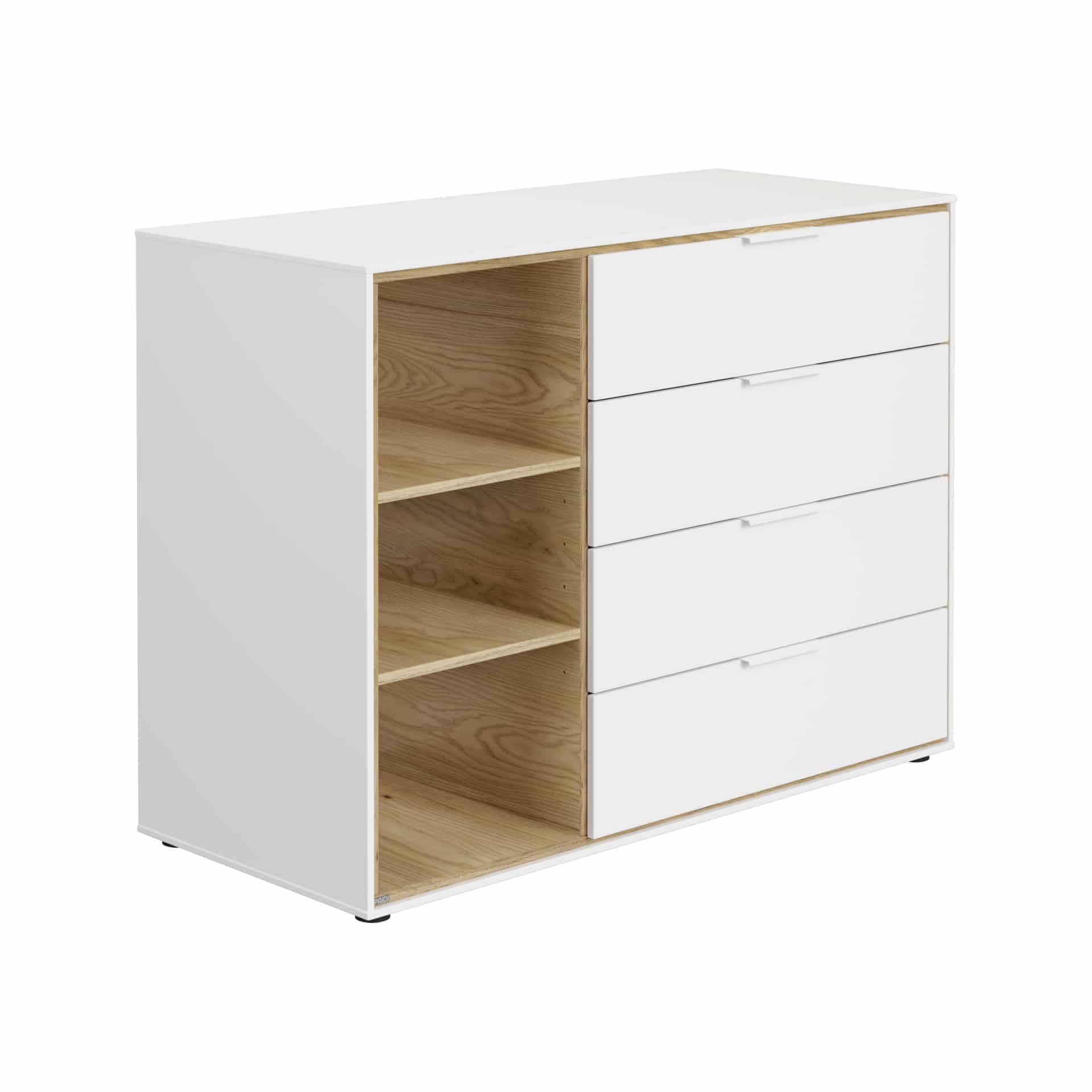 PAIDI LIEVEN Kinderzimmer 3-teilig mit Wickelansatz, Schrank 4T
