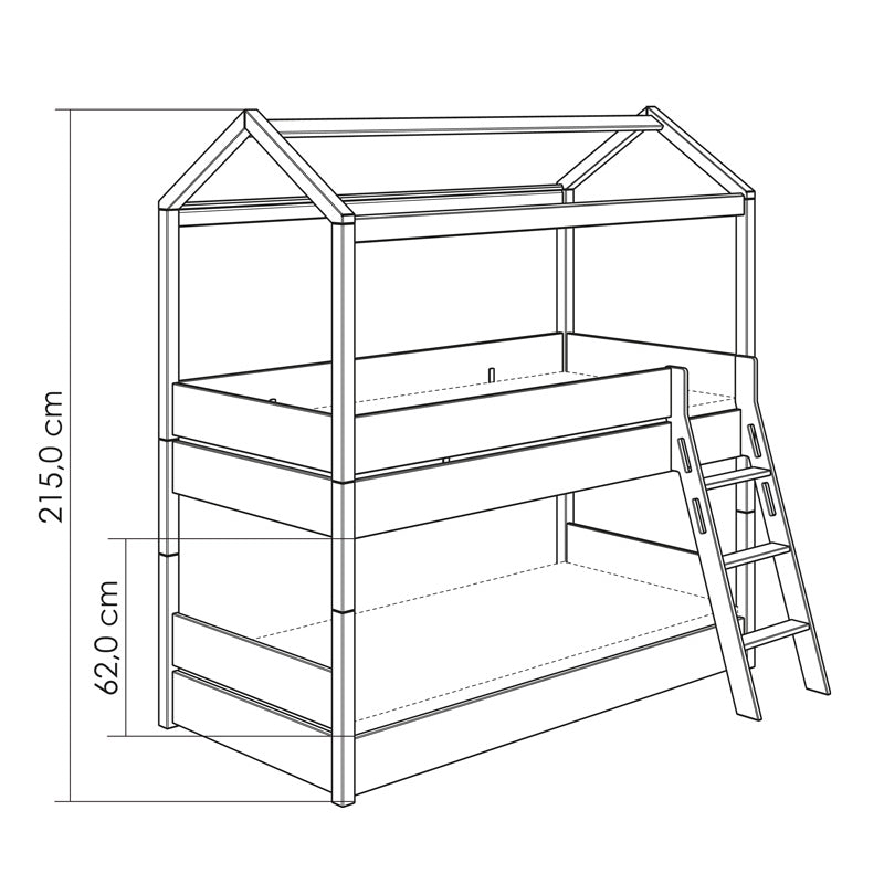 Paidi Tiny House Etagenbett