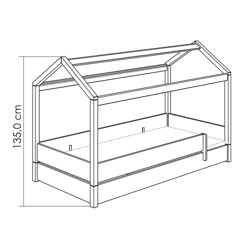 Paidi Tiny House Kuschelbett Plus