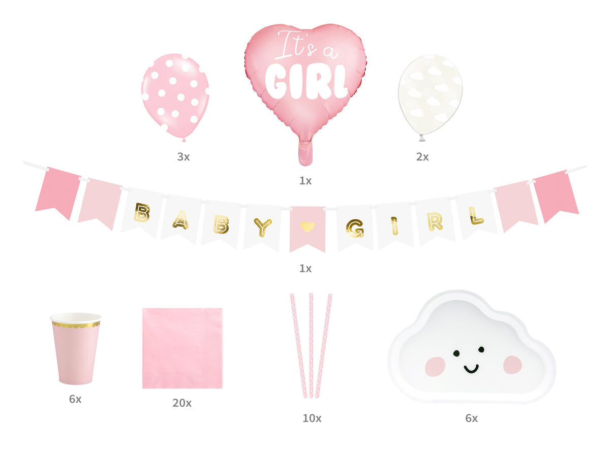 Baby Girl Partyset