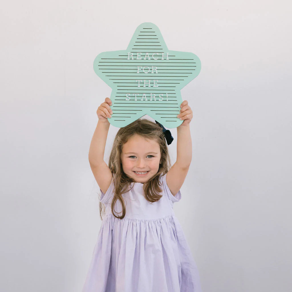 Pearhead Buchstabentafel Stern