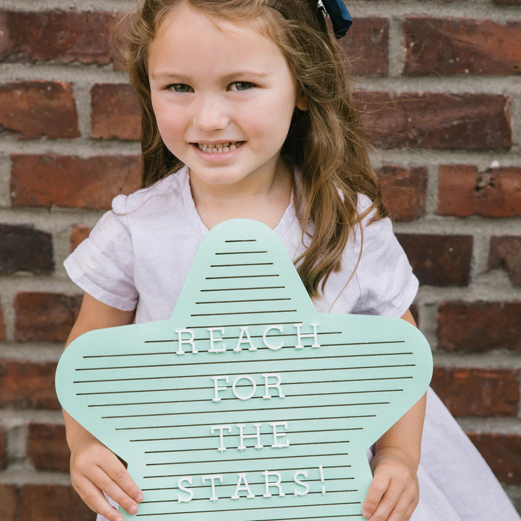 Pearhead Buchstabentafel Stern