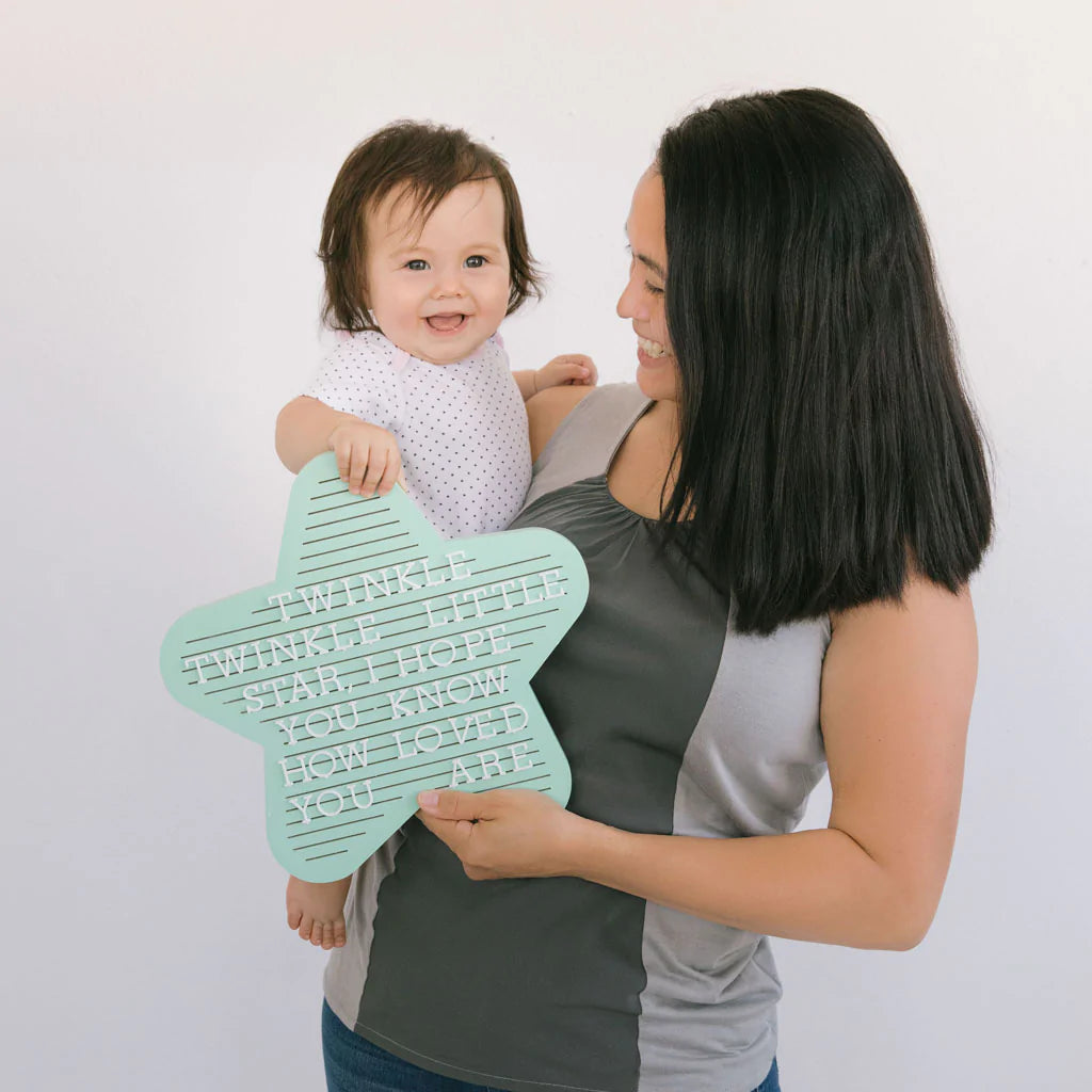 Pearhead Buchstabentafel Stern