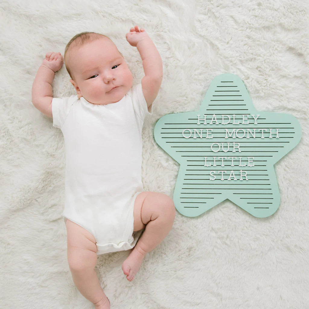 Pearhead Buchstabentafel Stern