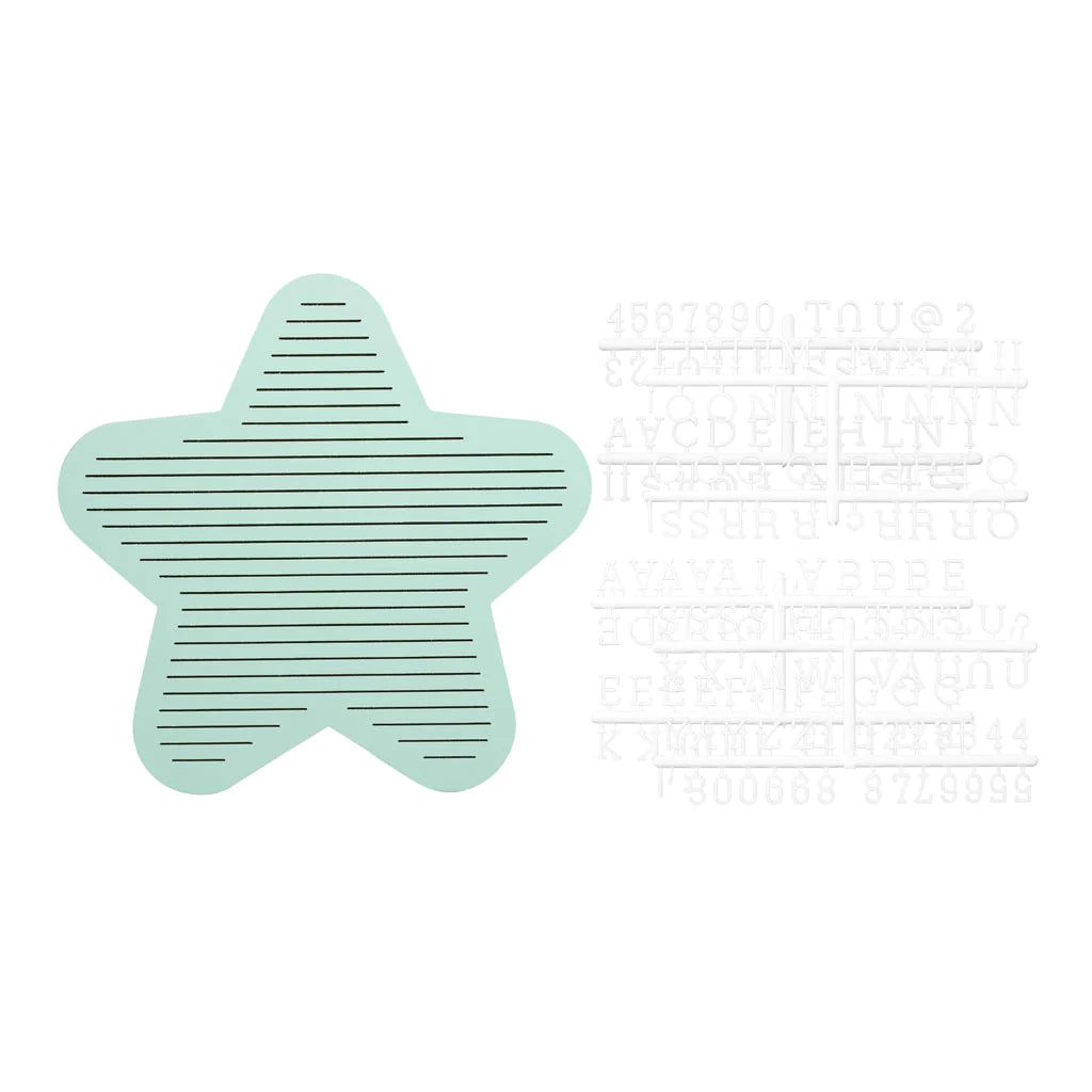 Pearhead Buchstabentafel Stern