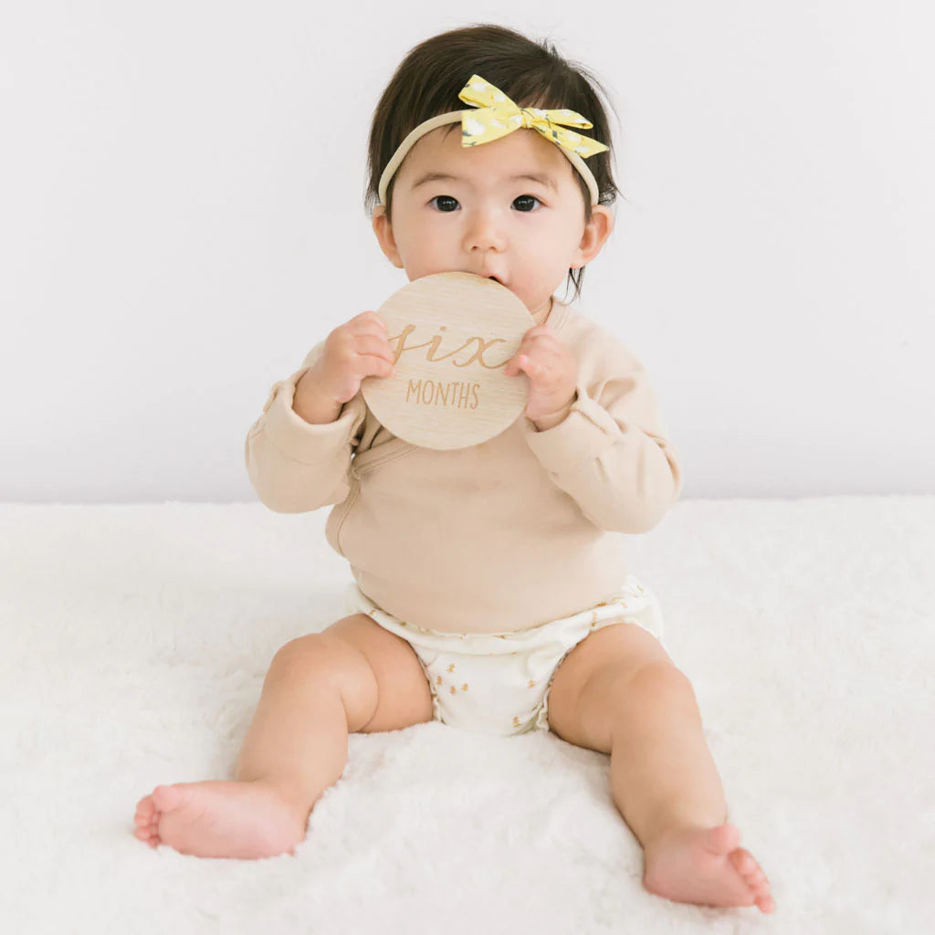 Pearhead Holzkarten der Schwangerschaft und erstes Babyjahr